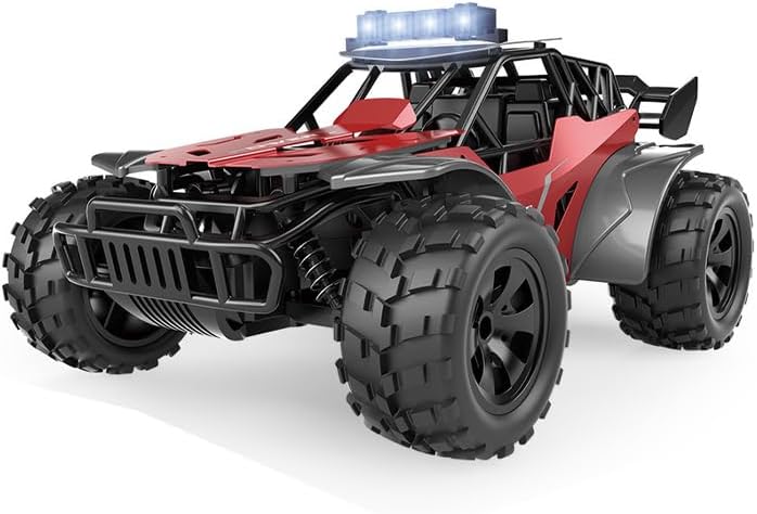 High-Speed RC Car for Kids – 2.4GHz Remote Control Racing Truck, All-Terrain Off-Road Vehicle, Rechargeable Battery, Durable Design for Boys & Girls (Gray)