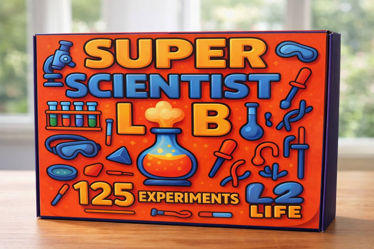 Super Scientist Lab – 125 Experiments | STEM Educational Science Kit