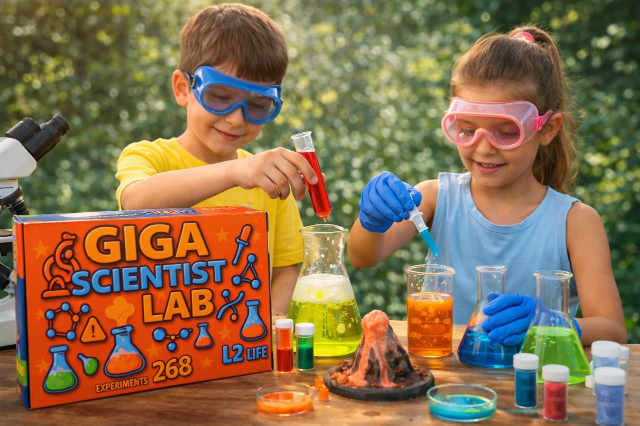 Super Scientist Lab – 268 Experiments | STEM Educational Science Kit