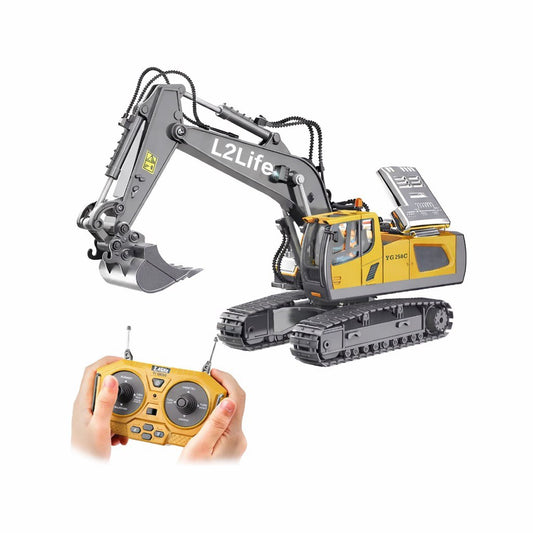 Remote Control Alloy Excavator Toy – Heavy Duty Construction Vehicle for Kids