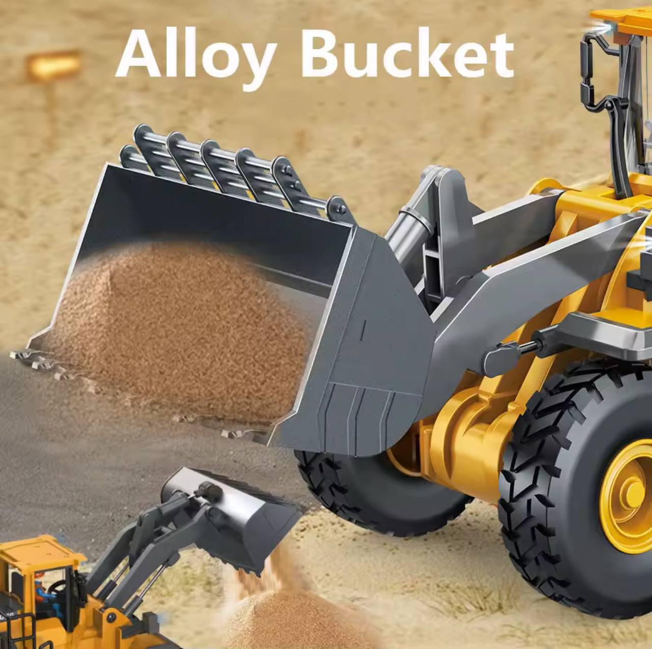 🚜 L2Life RC Front Loader Construction Vehicle – Remote Control Toy (Ages 8+)  Realistic Remote Control Construction Toy for Kids