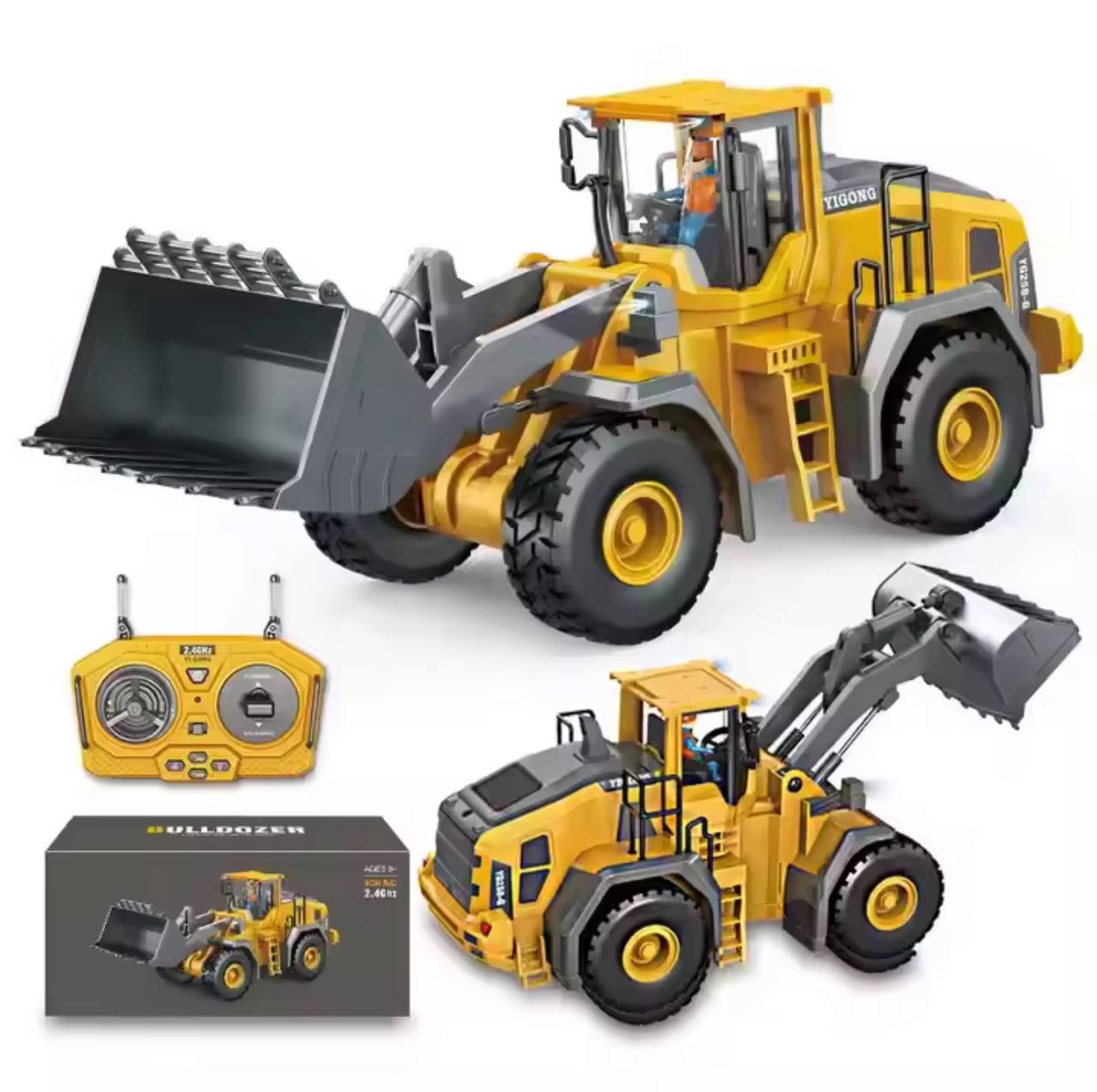 🚜 L2Life RC Front Loader Construction Vehicle – Remote Control Toy (Ages 8+)  Realistic Remote Control Construction Toy for Kids