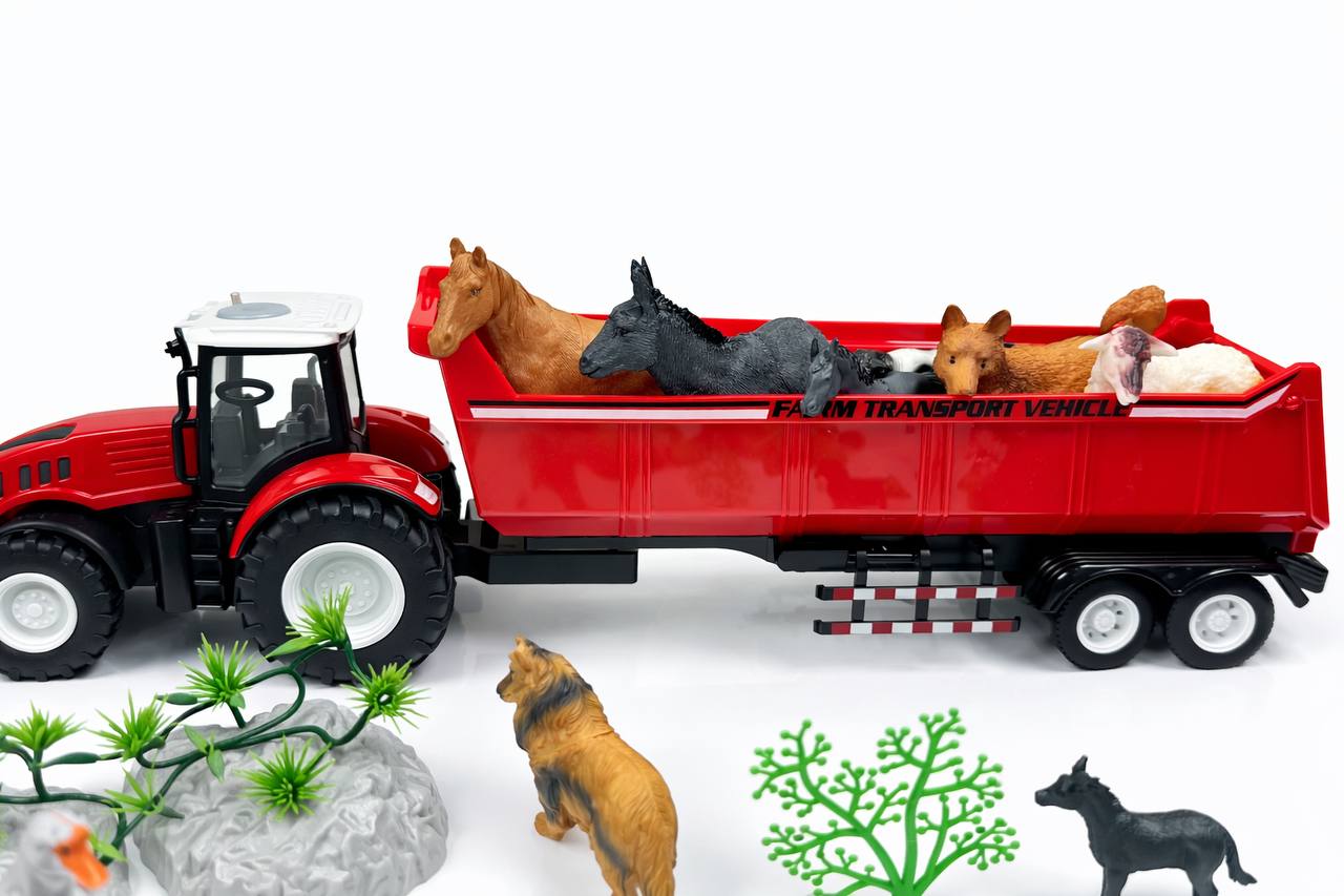 🚜 Farm Tractor & Animal Playset – Complete Farm Adventure Set