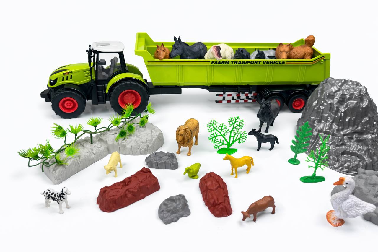 🚜 Farm Tractor & Animal Playset – Complete Farm Adventure Set