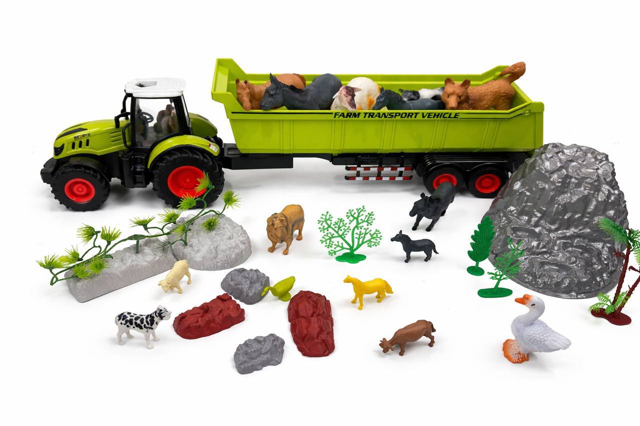 🚜 Farm Tractor & Animal Playset – Complete Farm Adventure Set