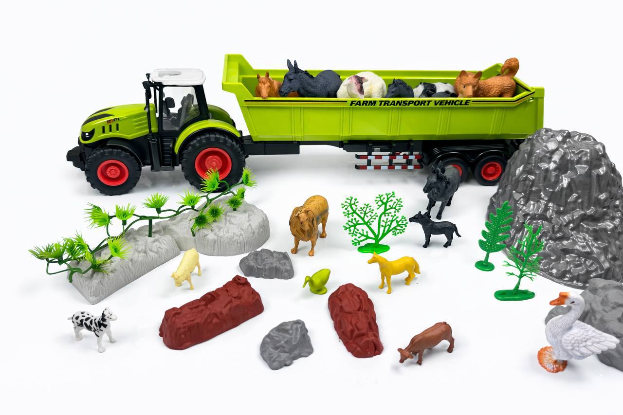🚜 Farm Tractor & Animal Playset – Complete Farm Adventure Set