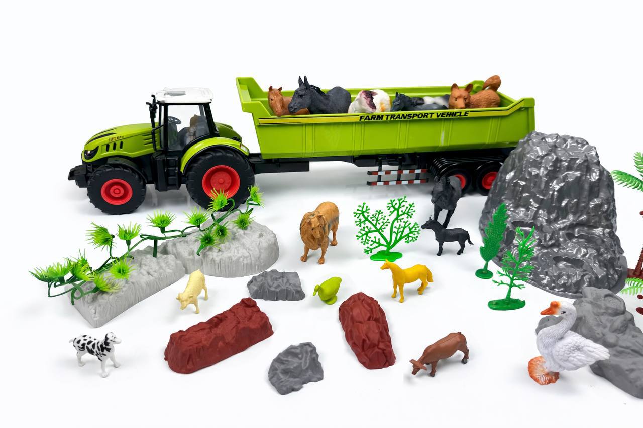 🚜 Farm Tractor & Animal Playset – Complete Farm Adventure Set