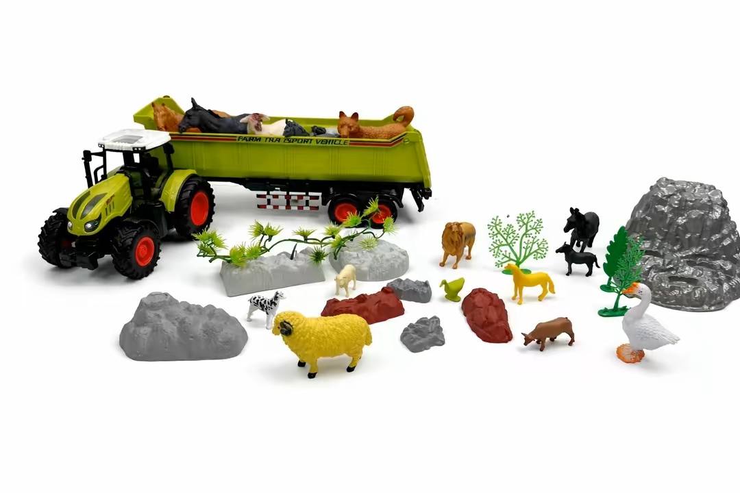 🚜 Farm Tractor & Animal Playset – Complete Farm Adventure Set