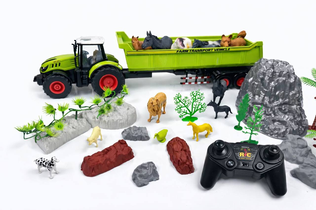 🚜 Farm Tractor & Animal Playset – Complete Farm Adventure Set