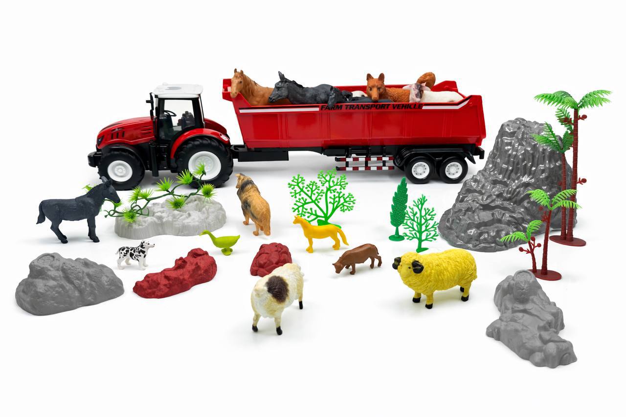 🚜 Farm Tractor & Animal Playset – Complete Farm Adventure Set