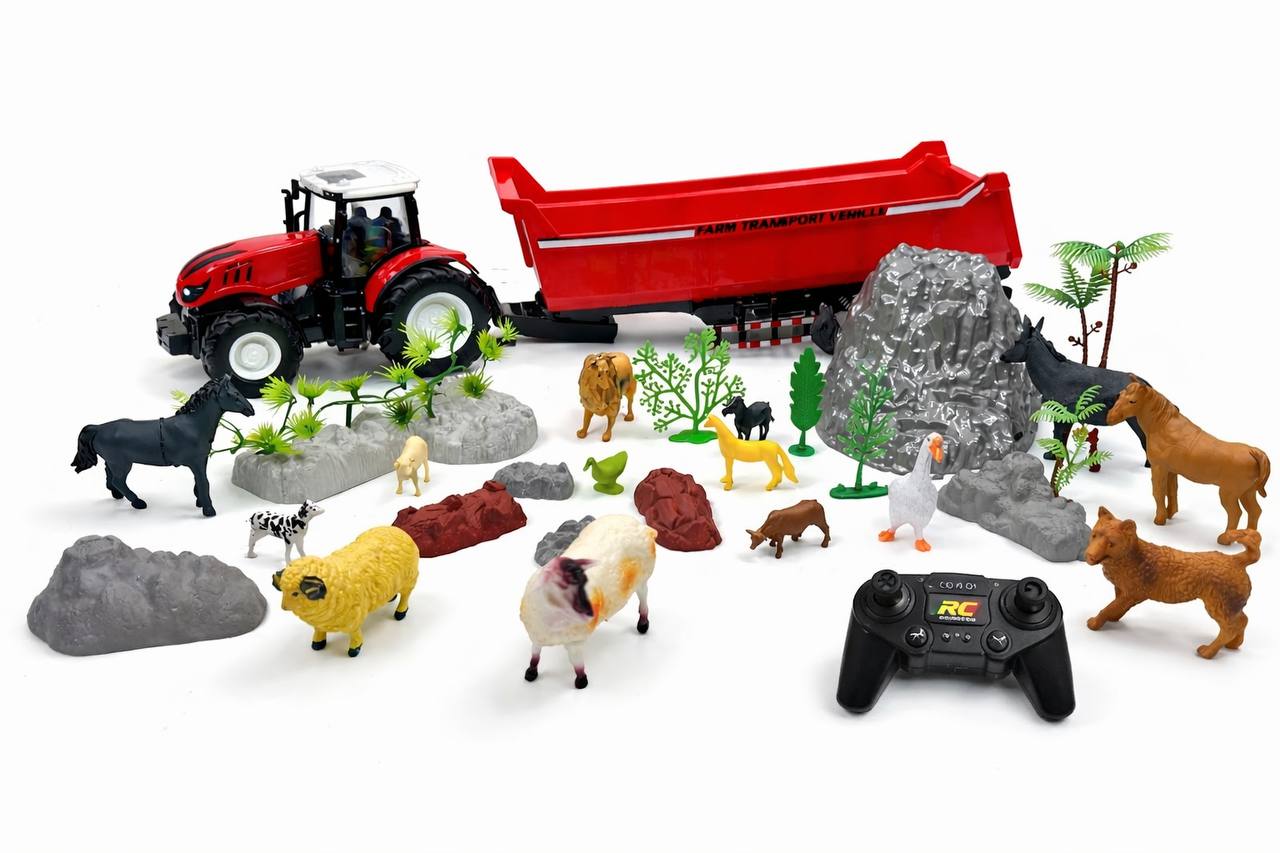 🚜 Farm Tractor & Animal Playset – Complete Farm Adventure Set